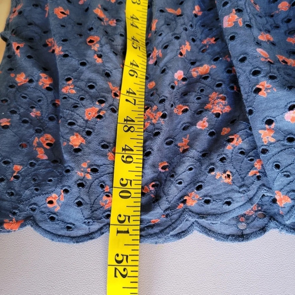 Urban Outfitters Uma Eyelet Ruffle Midi Dress Women's‎ 4 Cottagecore Romantic - Picture 13 of 14